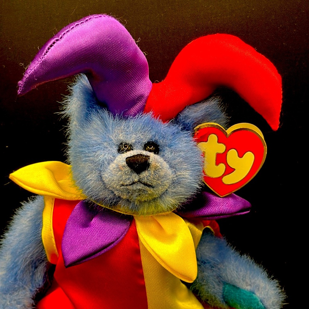 New 1993 Ty attic treasure “Calliope” the jester bear